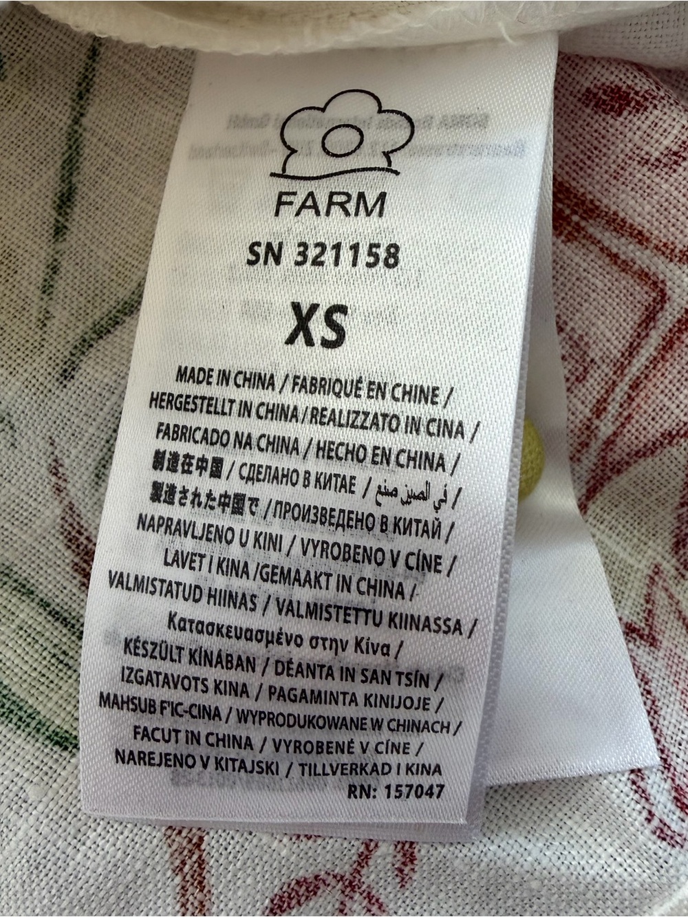 NWT FARM RIO Floral Insects Off-White V Neckline Sleeveless Maxi Dress - Picture 11 of 14